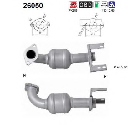 AS 26050 Catalytic Converter